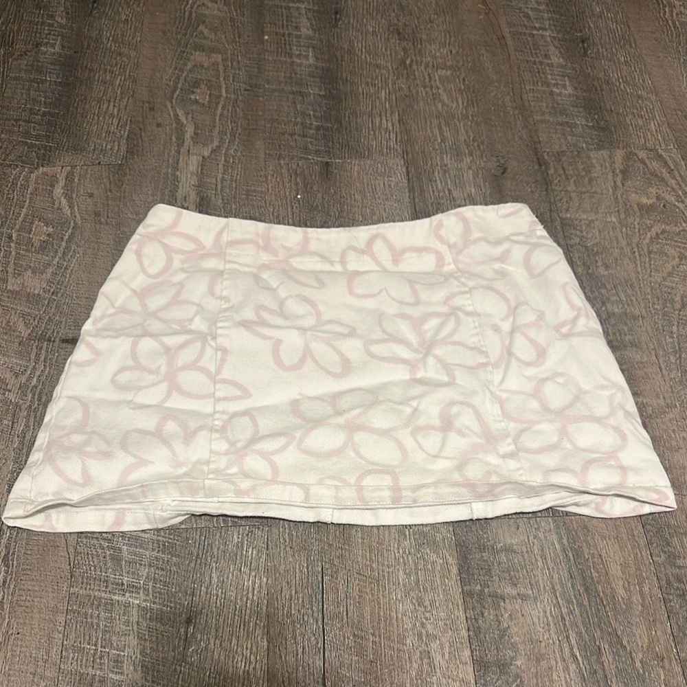 Urban Outfitters White Cream Mini Pencil Skirt Night Out